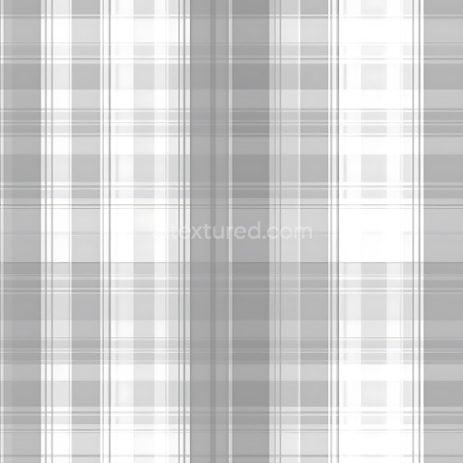 Seamless 3D Metal PBR Texture Featuring Gray Toned Plaid Pattern