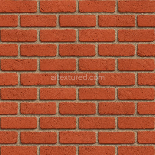 Synthetic Red Brick Texture Seamless 1024X1024