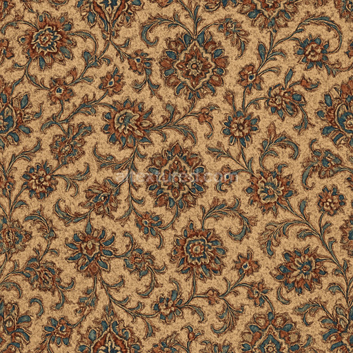 Detailed Patterned Carpet Texture Seamless 1024X1024
