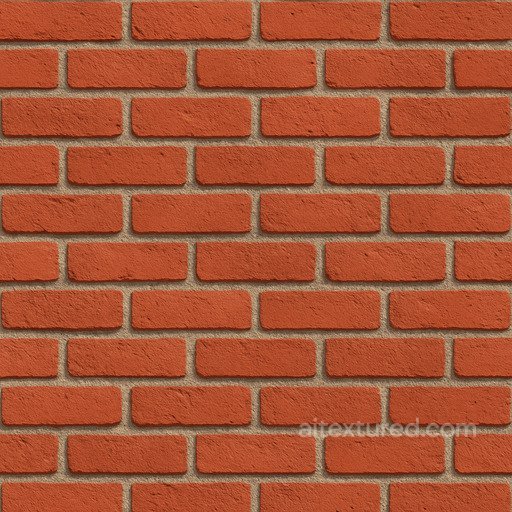 Synthetic Red Brick Seamless Texture seamless Brick PBR texture