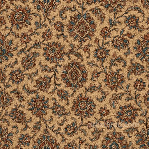 Detailed Patterned Carpet Seamless Texture seamless Carpet PBR texture