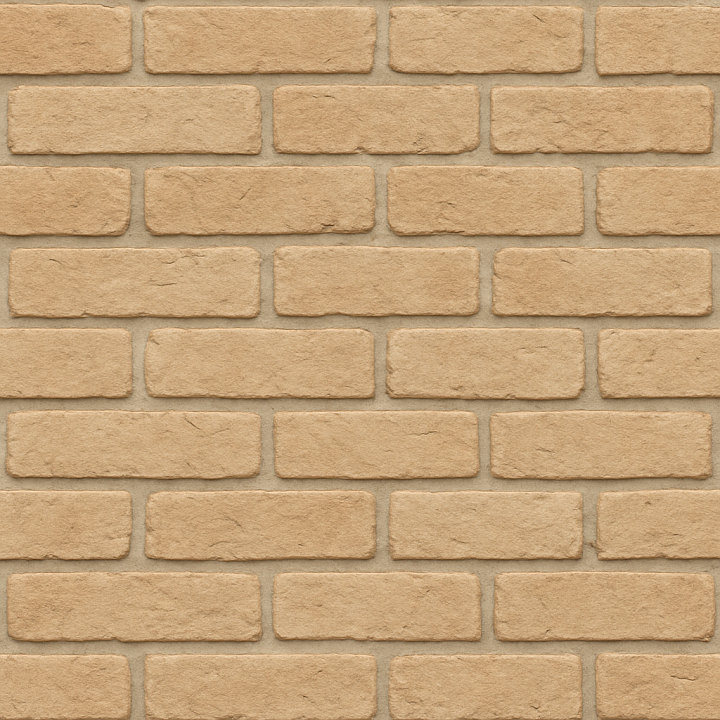 Natural Painted Brick seamless PBR texture preview
