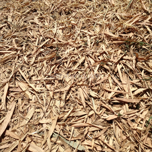 High-Resolution Natural Ground Mulch PBR Texture 4K
