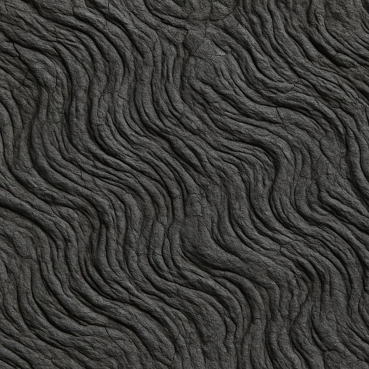 Dry Basalt Flow seamless PBR texture preview