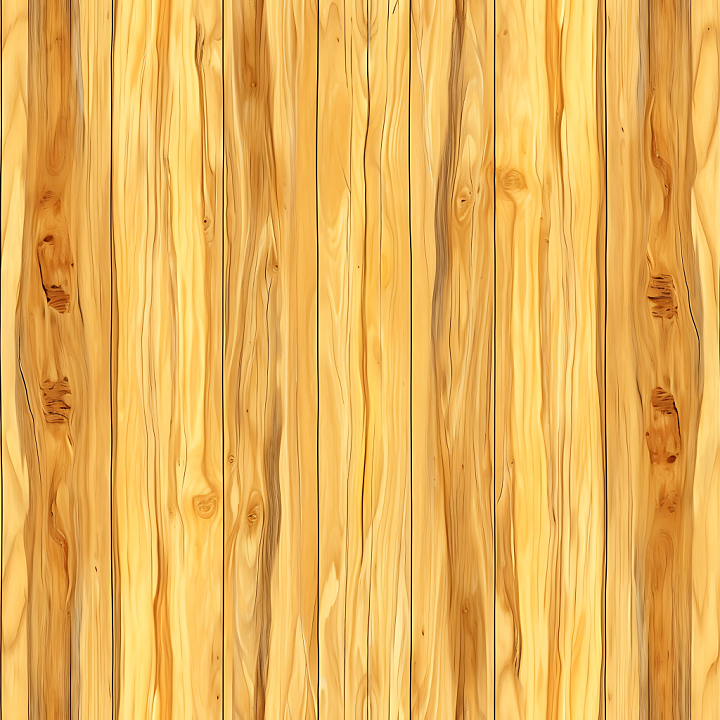 Pine Wood Planks with Natural Knots and Grain seamless PBR texture preview
