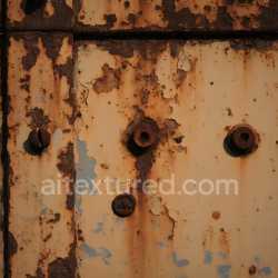 seamless Seamless 3D Rusted Metal PBR Texture Featuring Flaking Paint and Corroded Bolts texture 8k free download PBR
