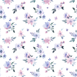 seamless Seamless 3D PBR Texture of Soft Watercolor Wild Flower Pattern in Pastel Colors texture 8k free download PBR