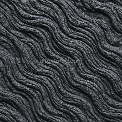 Seamless Basalt Flow Texture
