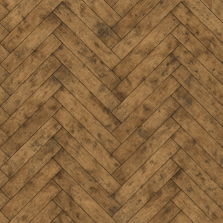 Dirty Oak Parquet Wood seamless PBR texture preview
