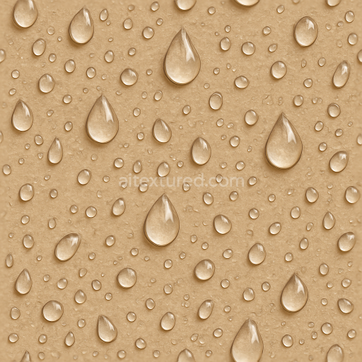 Seamless 3d texture pbr 8k tear drop shaped droplets on wet skin