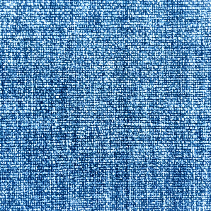 Cracked Denim Fabric in Blue seamless PBR texture preview
