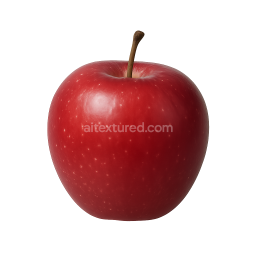 Realistic Red Apple
