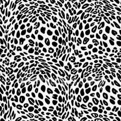 seamless Seamless 3D PBR Texture of Black and White Abstract Leopard Print Fabric texture 8k free download PBR