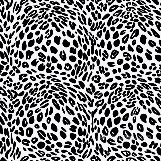 Black and White Abstract Leopard Print Fabric Seamless Texture Leopard Print texture preview