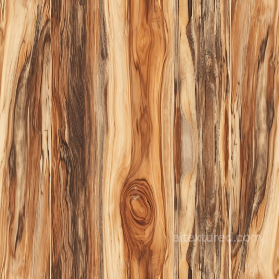 Olive Wood PBR Texture with Distinctive Knots and Rich Grain Wood texture preview