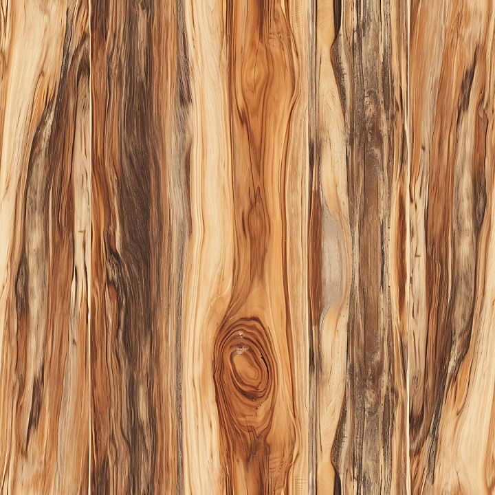 Olive Wood with Distinctive Knots and Rich Grain seamless PBR texture preview