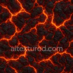 seamless Detailed Magma Texture texture 8k free download PBR