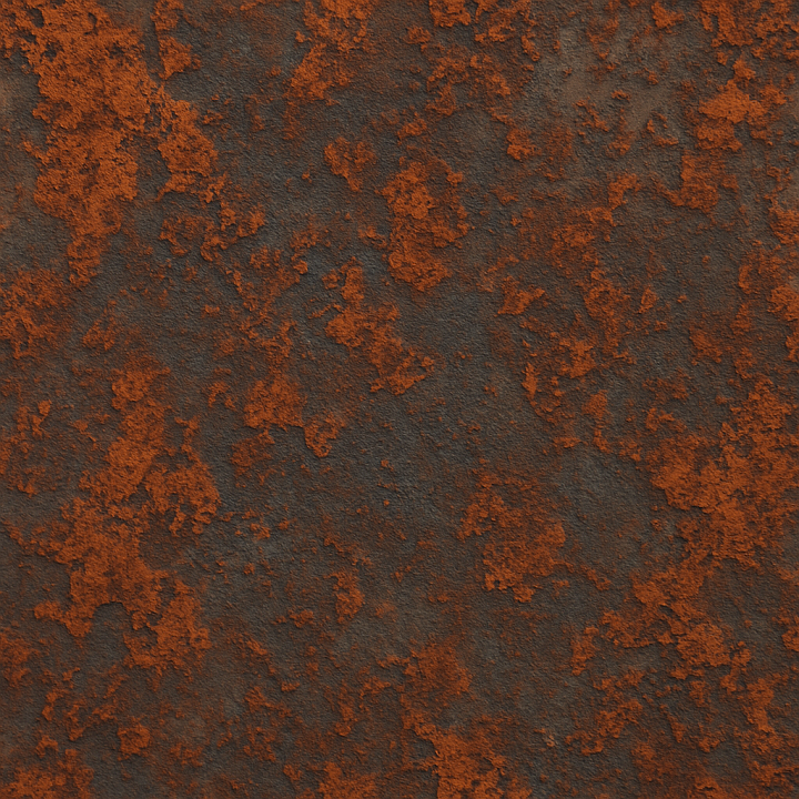 Stylized Corroded Steel seamless PBR texture preview