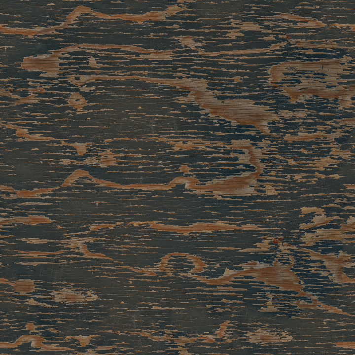 Weathered Wood - Wood Peeling Paint Wood Planks Painted seamless PBR texture preview