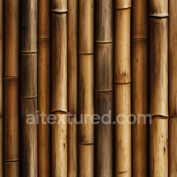 seamless Seamless 3D PBR Texture of Vertical Bamboo Culms with Varied Natural Tones texture 8k free download PBR