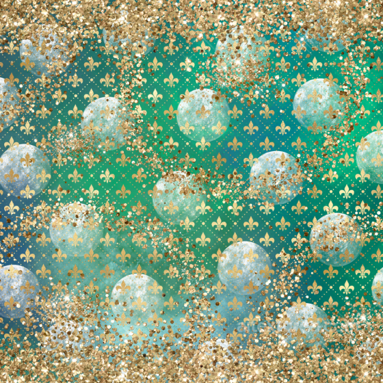 Christmas Glitter Texture of Holiday Green Fabric with Gold Glitter and Ornaments Christmas glitter texture preview
