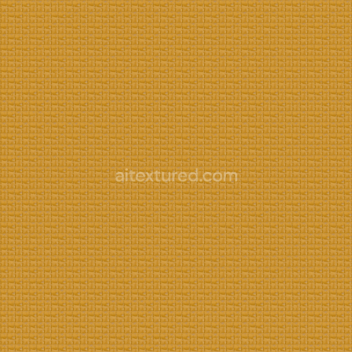 Seamless 3d texture pbr 8k semi gloss mustard yellow woven effect furniture plastic