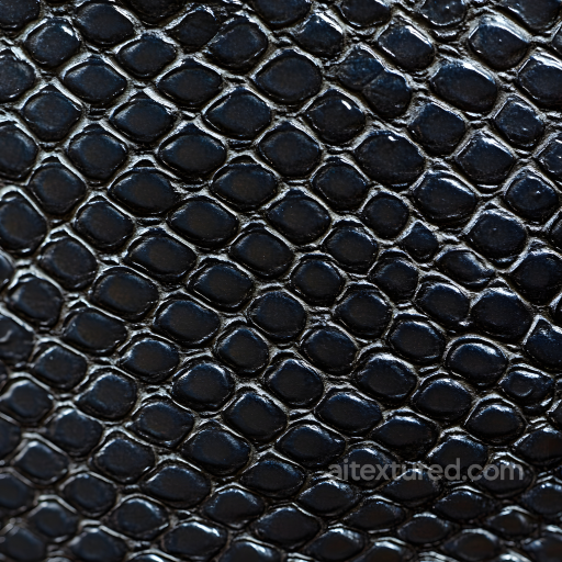 Glossy Black Reptilian Skin Scales Seamless Texture seamless Skin PBR texture