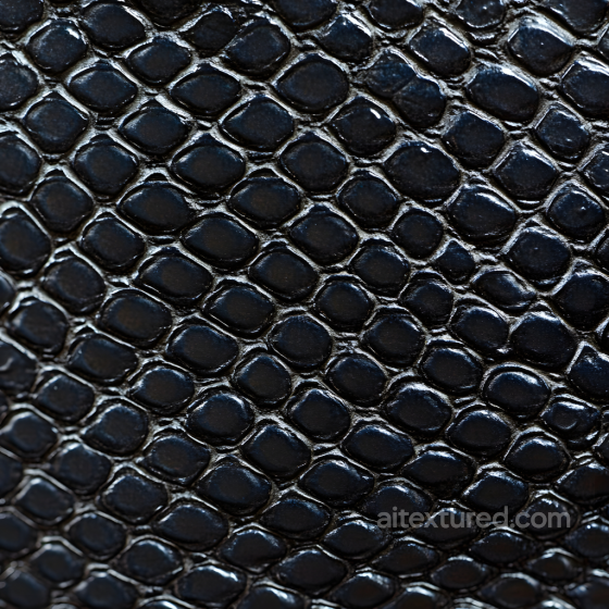 Glossy Black Reptilian Skin Scales Seamless Texture Skin texture preview