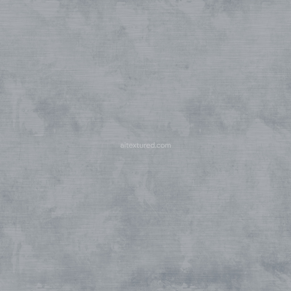 Seamless PBR metal texture with a smooth gray finish