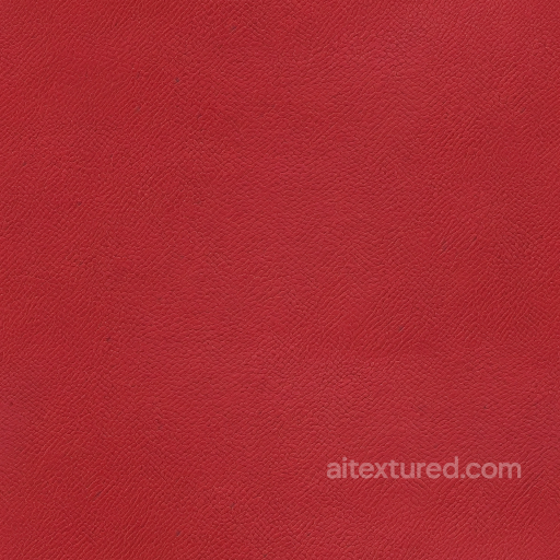 Red Pebbled Grain Leather PBR Texture with Matte Finish seamless Leather PBR texture