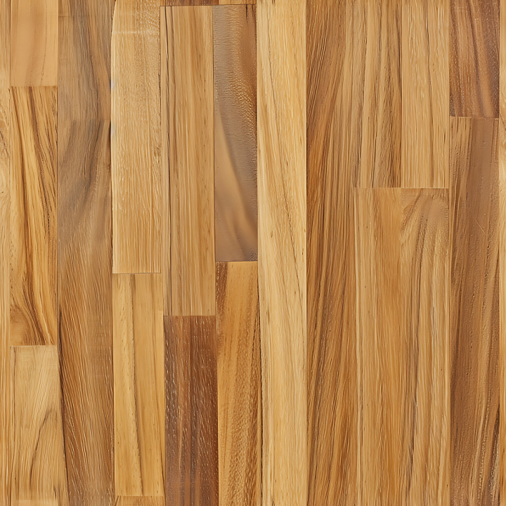 Natural Light Oak Wood Planks With Varied Grain seamless PBR texture preview