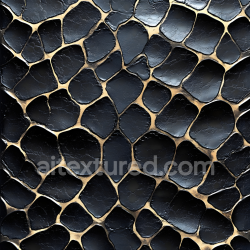 seamless Seamless 3D PBR Texture of Dark Cracked Skin with Glossy Highlights and Organic Irregular Patterns texture 8k free download PBR