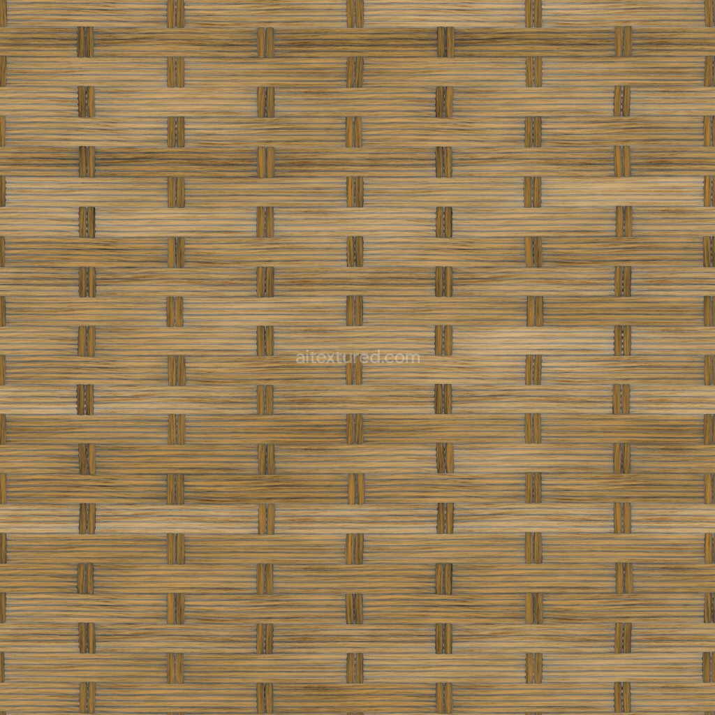 Seamless wicker texture for 3D applications