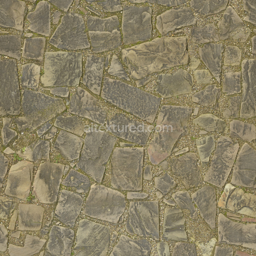 Paving Stones Seamless Tileable Pbr Textures Surface Natural Rough Outdoor
