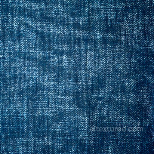 Denim jeans - Cracked Denim Fabric PBR Texture with Detailed Blue Weave texture preview