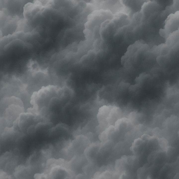 Clear Storm Cloud seamless PBR texture preview