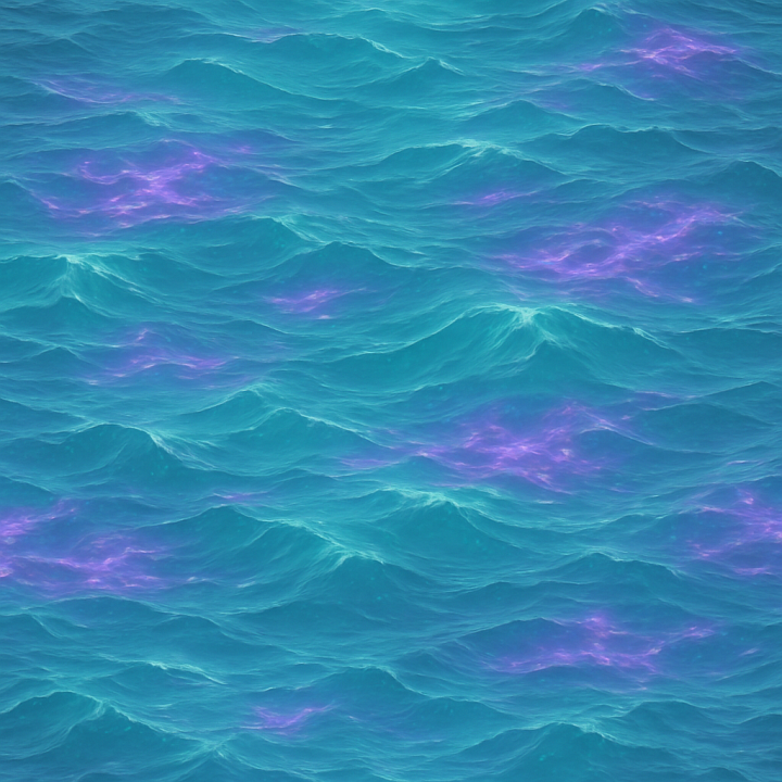 Fantasy Ocean seamless PBR texture preview