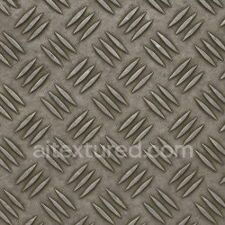 seamless Checkered Tread Plate Diamond Pattern texture 1024x1024 free download PBR