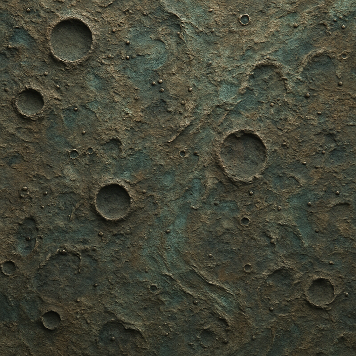 Weathered Alien Surface seamless PBR texture preview