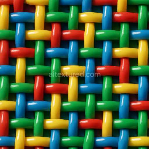 Seamless 3D Texture PBR 8K Plastic Mesh Blow Molded Plastic Surface Glossy Finish