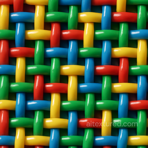Plastic Mesh Blow Molded Plastic Surface Glossy Finish seamless Furniture Plastic PBR texture
