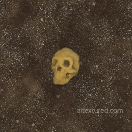 Animal Archviz Bones Dirt Ground Organic Pebbles - Seamless PBR Texture seamless Ground surface PBR texture