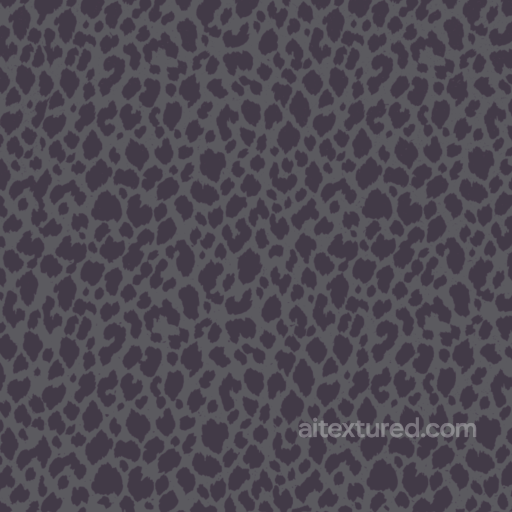 Leopard Print Fabric Texture with Dark gray and Navy Tones seamless Leopard Print PBR texture
