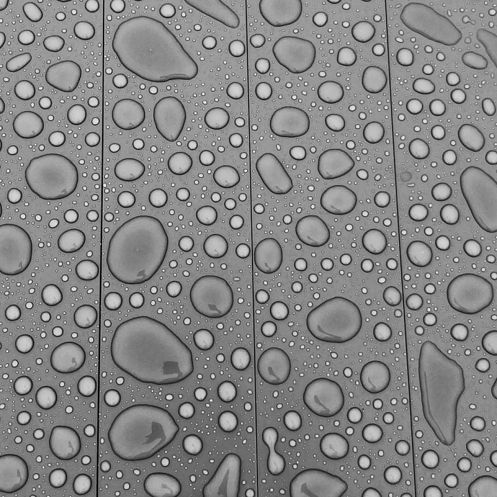 Detailed Metal Surface with Water Droplets seamless PBR texture preview