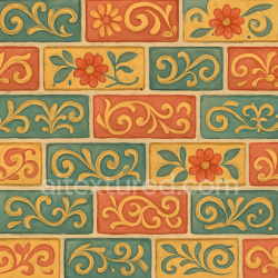 seamless Decorative Painted Brick Texture Seamless 1024X1024 texture 1024x1024 free download PBR