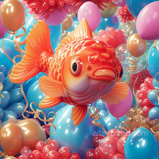 Inflated PBR Texture of Glossy Multicolor Vinyl Balloons seamless Inflated PBR texture