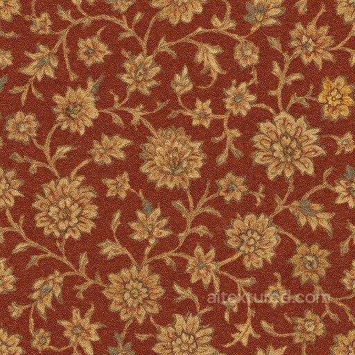 Ornate Wool Carpet Seamless Texture seamless Carpet PBR texture