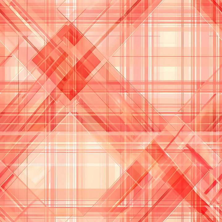 Red Plaid Pattern with Transparent Layered Design seamless PBR texture preview
