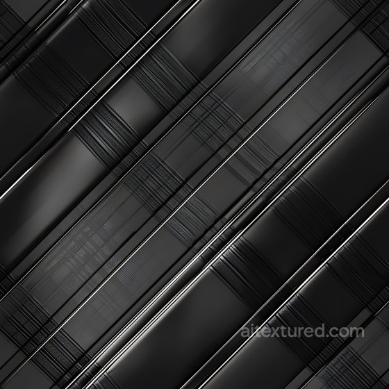 Black Metal Plaid Texture with Woven Pattern and Glossy Finish Plaid texture preview
