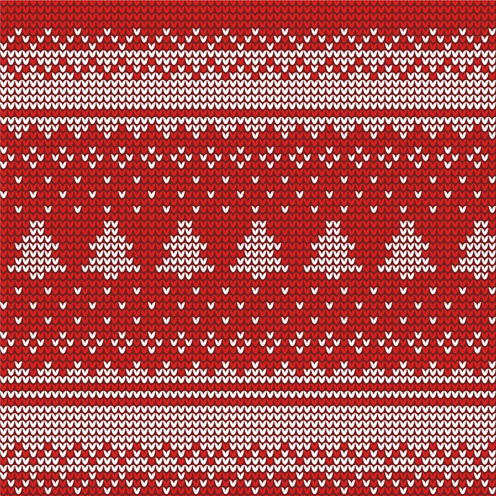 All Christmas Digital paper of Red and White Christmas Knit Fabric with… seamless PBR texture preview